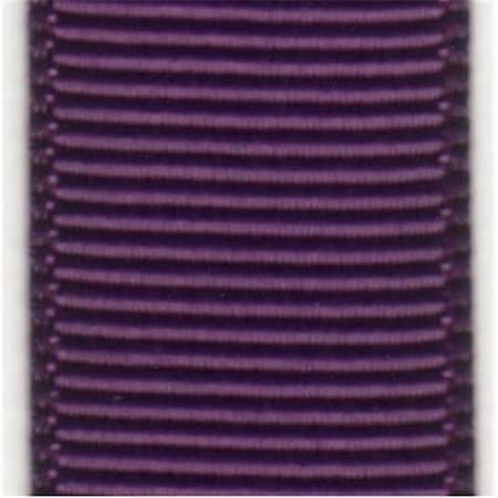 Papilion Papilion R074200160285100Y .63 in. Grosgrain Ribbon 100 Yards - Plum R074200160285100Y